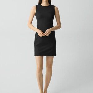 THEORY Navy Sleeveless Fitted Dress | Size 0